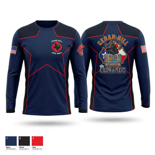 Long Sleeve Performance Shirt, Cedar Hill, Baseball, Teamtime, Team time, sublimation, custom sports apparel, team uniforms, spirit wear, spiritwear, sports uniforms, custom shirts, team store, custom team store, fundraiser sports, apparel fundraiser