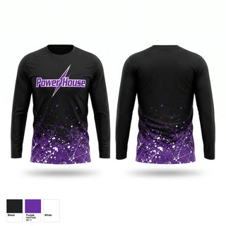 Long Sleeve Performance Shirt, Burgaw Powerhouse, Softball, Teamtime, Team time, sublimation, custom sports apparel, team uniforms, spirit wear, spiritwear, sports uniforms, custom shirts, team store, custom team store, fundraiser sports, apparel fundraiser