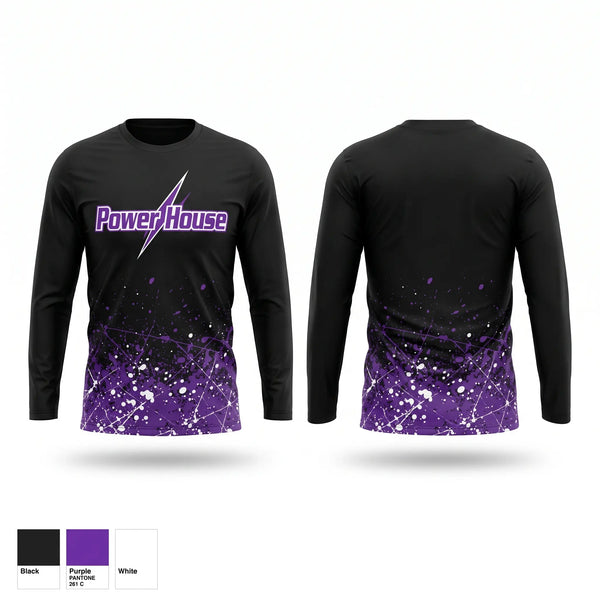 Long Sleeve Performance Shirt, Burgaw Powerhouse, Softball, Teamtime, Team time, sublimation, custom sports apparel, team uniforms, spirit wear, spiritwear, sports uniforms, custom shirts, team store, custom team store, fundraiser sports, apparel fundraiser