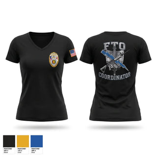 Womens Short Sleeve Vneck Shirt, Field Training Division, Police, Teamtime, Team time, sublimation, custom sports apparel, team uniforms, spirit wear, spiritwear, sports uniforms, custom shirts, team store, custom team store, fundraiser sports, apparel fundraiser