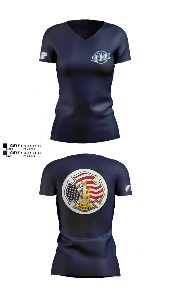 Womens Short Sleeve Vneck Shirt, Mobile Stroke Team, , Teamtime, Team time, sublimation, custom sports apparel, team uniforms, spirit wear, spiritwear, sports uniforms, custom shirts, team store, custom team store, fundraiser sports, apparel fundraiser