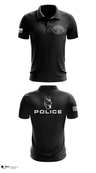Short Sleeve Performance Polo, Pasadena Police K9 Unit, Police, Teamtime, Team time, sublimation, custom sports apparel, team uniforms, spirit wear, spiritwear, sports uniforms, custom shirts, team store, custom team store, fundraiser sports, apparel fundraiser