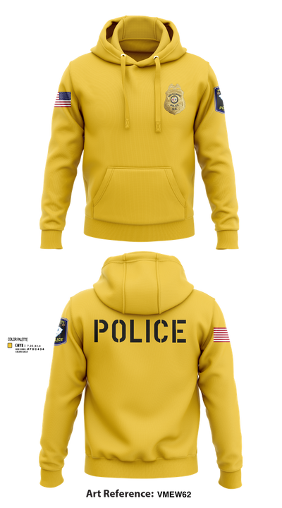 New Ellenton Police Department 612730 Hoodie - 2