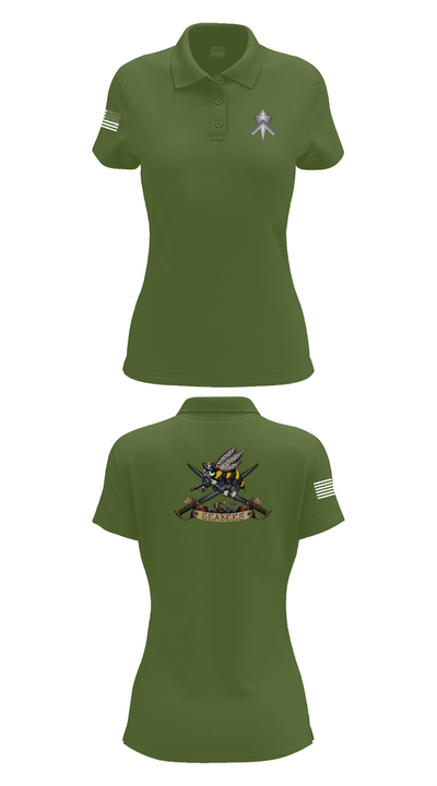 Seabee Women's Short Sleeve Performance Polo  - 52