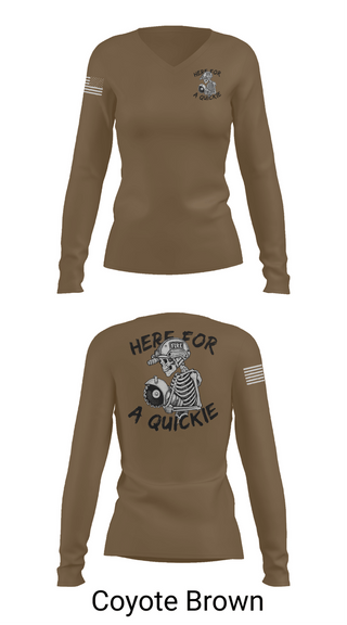 Womens Long Sleeve Vneck Shirt, 812 CES, Air Force, Teamtime, Team time, sublimation, custom sports apparel, team uniforms, spirit wear, spiritwear, sports uniforms, custom shirts, team store, custom team store, fundraiser sports, apparel fundraiser