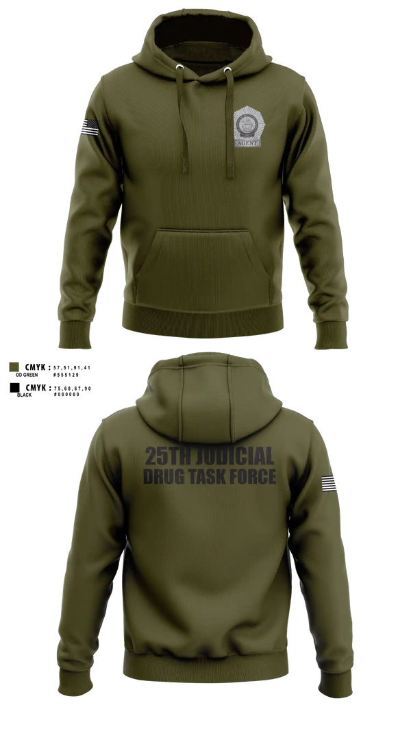 Hoodie, 25th Judicial Drug Task Force, Police, Teamtime, Team time, sublimation, custom sports apparel, team uniforms, spirit wear, spiritwear, sports uniforms, custom shirts, team store, custom team store, fundraiser sports, apparel fundraiser