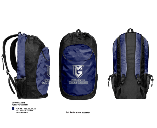 Gear Bag, Valley Sports Academy Guardians, Spirit Store, Teamtime, Team time, sublimation, custom sports apparel, team uniforms, spirit wear, spiritwear, sports uniforms, custom shirts, team store, custom team store, fundraiser sports, apparel fundraiser
