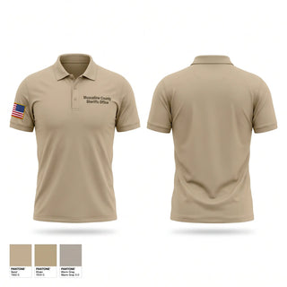 Short Sleeve Performance Polo, Muscatine County Sheriff's Office, Police, Teamtime, Team time, sublimation, custom sports apparel, team uniforms, spirit wear, spiritwear, sports uniforms, custom shirts, team store, custom team store, fundraiser sports, apparel fundraiser