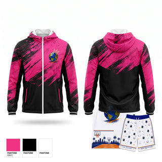 Windbreaker, The Foundation, Women's Basketball, Teamtime, Team time, sublimation, custom sports apparel, team uniforms, spirit wear, spiritwear, sports uniforms, custom shirts, team store, custom team store, fundraiser sports, apparel fundraiser