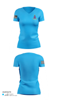 148th IN RGT 38204937 Women's Short Sleeve V-neck Shirt - 22