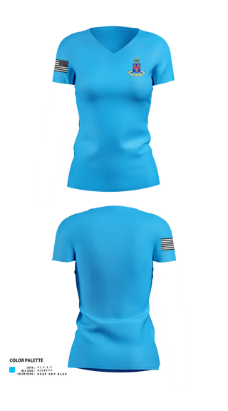 Womens Short Sleeve Vneck Shirt, 148th IN RGT, , Teamtime, Team time, sublimation, custom sports apparel, team uniforms, spirit wear, spiritwear, sports uniforms, custom shirts, team store, custom team store, fundraiser sports, apparel fundraiser