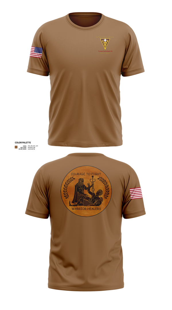 3D Theater Medical Command (Forward) Detachment 31 Short Sleeve Performance Shirt - 21