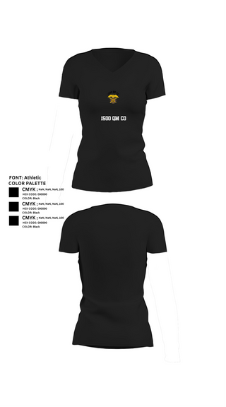 Womens Short Sleeve Vneck Shirt, 1500 QM Co, , Teamtime, Team time, sublimation, custom sports apparel, team uniforms, spirit wear, spiritwear, sports uniforms, custom shirts, team store, custom team store, fundraiser sports, apparel fundraiser
