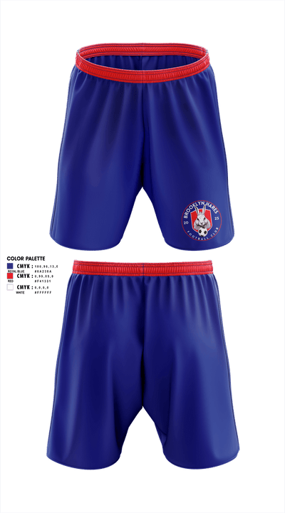 Brooklyn Hares FC 52576140 Mens Soccer Shorts - 2