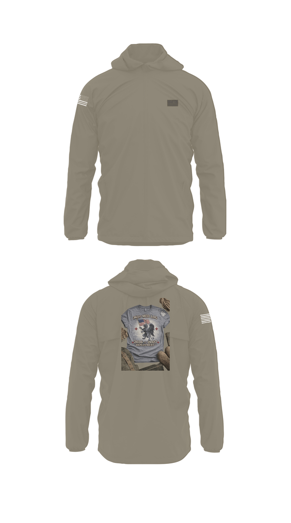 Windbreaker, 361 med log, Army, Teamtime, Team time, sublimation, custom sports apparel, team uniforms, spirit wear, spiritwear, sports uniforms, custom shirts, team store, custom team store, fundraiser sports, apparel fundraiser