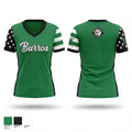 Burros 66241913 Women's Short Sleeve V-neck Shirt - 1