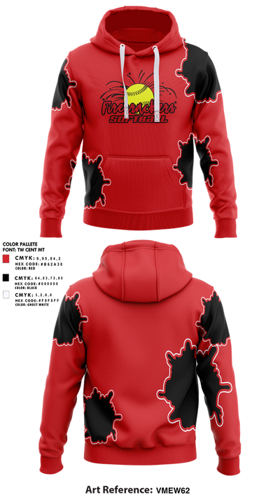 WV Firecrackers 3907057 Hoodie - 1