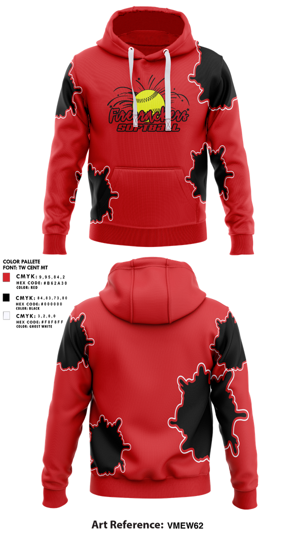 Hoodie, WV Firecrackers, Softball, Teamtime, Team time, sublimation, custom sports apparel, team uniforms, spirit wear, spiritwear, sports uniforms, custom shirts, team store, custom team store, fundraiser sports, apparel fundraiser