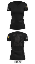 ARMT 1-320th Field Artillery 75505758 Women's Short Sleeve V-neck Shirt - 28
