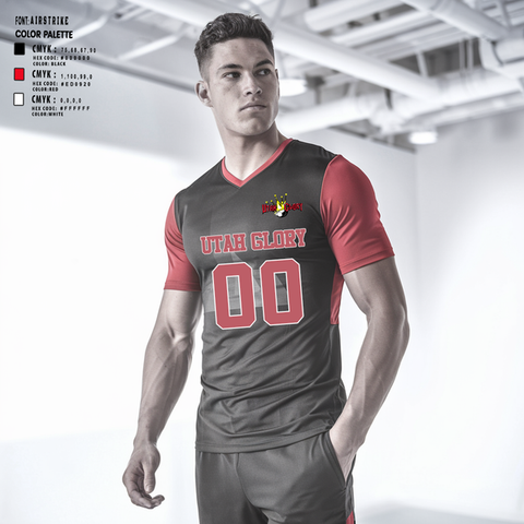 Mens Soccer Jersey, Utah Glory Soccer Club, Men's Soccer, Teamtime, Team time, sublimation, custom sports apparel, team uniforms, spirit wear, spiritwear, sports uniforms, custom shirts, team store, custom team store, fundraiser sports, apparel fundraiser