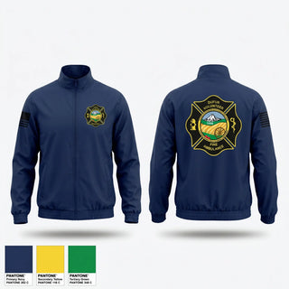 Windbreaker, Dufur Volunteer Fire and Ambulance, Fire Department, Teamtime, Team time, sublimation, custom sports apparel, team uniforms, spirit wear, spiritwear, sports uniforms, custom shirts, team store, custom team store, fundraiser sports, apparel fundraiser