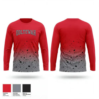 Long Sleeve Performance Shirt, Ooltewah Lady Owls, Women's Basketball, Teamtime, Team time, sublimation, custom sports apparel, team uniforms, spirit wear, spiritwear, sports uniforms, custom shirts, team store, custom team store, fundraiser sports, apparel fundraiser
