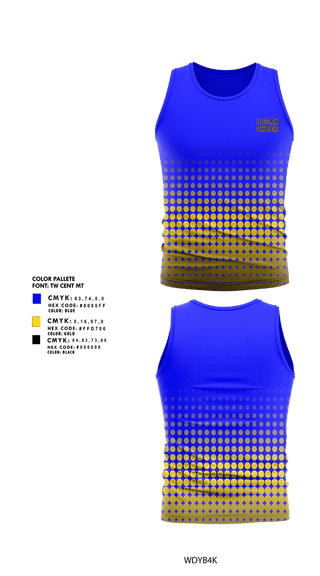 Tank Top, Logan High School, Cheer, Teamtime, Team time, sublimation, custom sports apparel, team uniforms, spirit wear, spiritwear, sports uniforms, custom shirts, team store, custom team store, fundraiser sports, apparel fundraiser