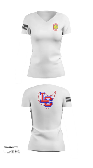 Womens Short Sleeve Vneck Shirt, Lewis County Lions, , Teamtime, Team time, sublimation, custom sports apparel, team uniforms, spirit wear, spiritwear, sports uniforms, custom shirts, team store, custom team store, fundraiser sports, apparel fundraiser