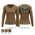 Navy Rugby 70393221 Women's Long Sleeve V-neck Shirt - 1