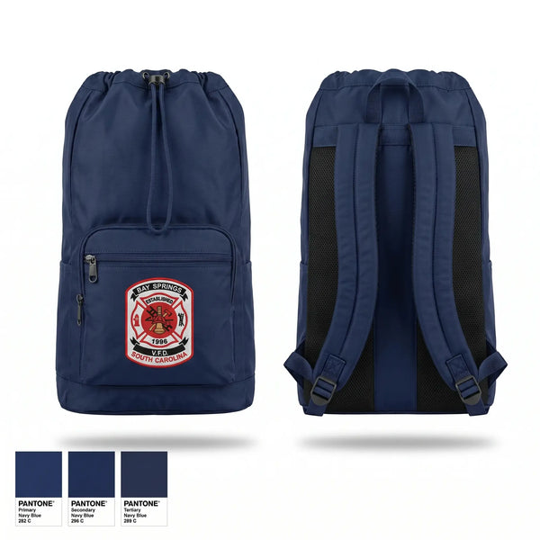 Gear Bag, Bay Springs Fire Department, Fire Department, Teamtime, Team time, sublimation, custom sports apparel, team uniforms, spirit wear, spiritwear, sports uniforms, custom shirts, team store, custom team store, fundraiser sports, apparel fundraiser