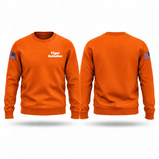 Crew Neck Sweatshirt, Tiger Battalion, Army, Teamtime, Team time, sublimation, custom sports apparel, team uniforms, spirit wear, spiritwear, sports uniforms, custom shirts, team store, custom team store, fundraiser sports, apparel fundraiser