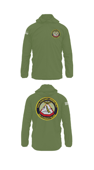 Windbreaker, NAVAL AUXILIARY LANDING FIELD SAN CLEMENTE ISLAND, Navy, Teamtime, Team time, sublimation, custom sports apparel, team uniforms, spirit wear, spiritwear, sports uniforms, custom shirts, team store, custom team store, fundraiser sports, apparel fundraiser