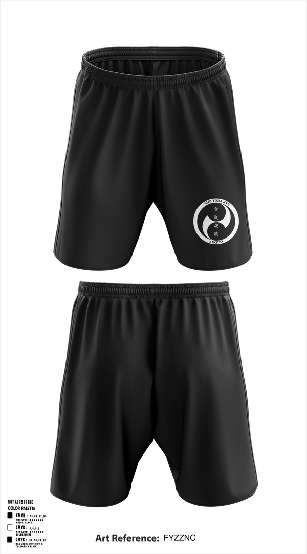 Athletic Shorts With Pockets, Aiki Tora Ryu, , Teamtime, Team time, sublimation, custom sports apparel, team uniforms, spirit wear, spiritwear, sports uniforms, custom shirts, team store, custom team store, fundraiser sports, apparel fundraiser