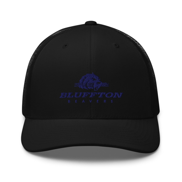 Bluffton University 87987155 Retro Trucker Hat | Yupoong 6606