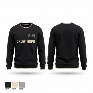 Crew Neck Sweatshirt, ATH (Around the Horn) Crow Hops, Baseball, Teamtime, Team time, sublimation, custom sports apparel, team uniforms, spirit wear, spiritwear, sports uniforms, custom shirts, team store, custom team store, fundraiser sports, apparel fundraiser