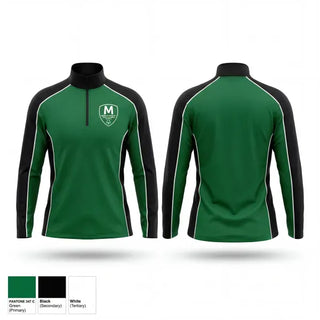 Quarter Zip Jacket, Morgan County Mustang, Men's Basketball, Teamtime, Team time, sublimation, custom sports apparel, team uniforms, spirit wear, spiritwear, sports uniforms, custom shirts, team store, custom team store, fundraiser sports, apparel fundraiser