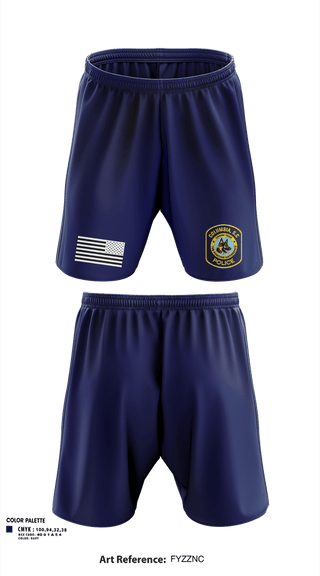 Athletic Shorts With Pockets, Columbia PD K-9 UnitColumbia PD K-9 Unit, Police, Teamtime, Team time, sublimation, custom sports apparel, team uniforms, spirit wear, spiritwear, sports uniforms, custom shirts, team store, custom team store, fundraiser sports, apparel fundraiser