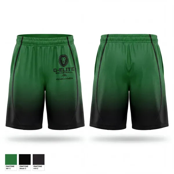 Mens Reversible Basketball Shorts, G-Elite, Men's Basketball, Teamtime, Team time, sublimation, custom sports apparel, team uniforms, spirit wear, spiritwear, sports uniforms, custom shirts, team store, custom team store, fundraiser sports, apparel fundraiser
