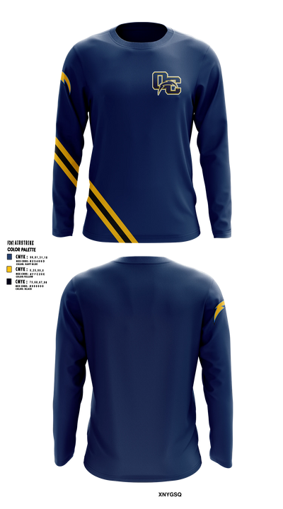 Oakmont chargers Long Sleeve Performance Shirt - 7