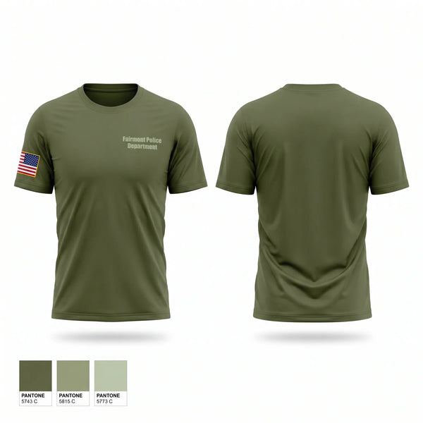 Short Sleeve Performance Shirt, Fairmont Police Department, Police, Teamtime, Team time, sublimation, custom sports apparel, team uniforms, spirit wear, spiritwear, sports uniforms, custom shirts, team store, custom team store, fundraiser sports, apparel fundraiser
