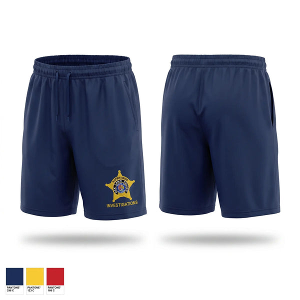 Athletic Shorts With Pockets, Investigations, Police, Teamtime, Team time, sublimation, custom sports apparel, team uniforms, spirit wear, spiritwear, sports uniforms, custom shirts, team store, custom team store, fundraiser sports, apparel fundraiser