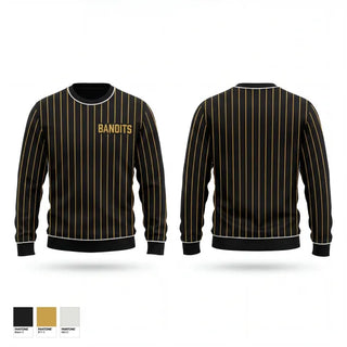 Crew Neck Sweatshirt, Bandits, Softball, Teamtime, Team time, sublimation, custom sports apparel, team uniforms, spirit wear, spiritwear, sports uniforms, custom shirts, team store, custom team store, fundraiser sports, apparel fundraiser