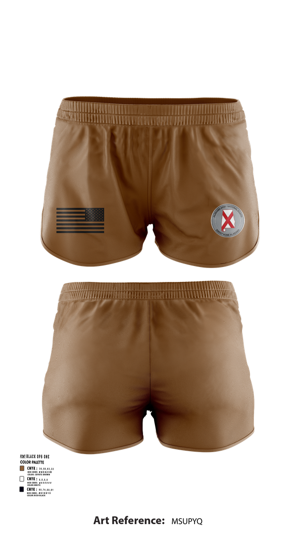 Ranger Panties, 122nd Special Troop Command, , Teamtime, Team time, sublimation, custom sports apparel, team uniforms, spirit wear, spiritwear, sports uniforms, custom shirts, team store, custom team store, fundraiser sports, apparel fundraiser