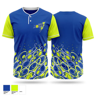 Two Button Softball Jersey, Billings Boltz, Softball, Teamtime, Team time, sublimation, custom sports apparel, team uniforms, spirit wear, spiritwear, sports uniforms, custom shirts, team store, custom team store, fundraiser sports, apparel fundraiser