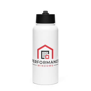 Performance Windows ???????? Stainless Steel Water Bottle with a Straw Lid