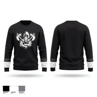 Crew Neck Sweatshirt, Barbarians Hawaii, Rugby, Teamtime, Team time, sublimation, custom sports apparel, team uniforms, spirit wear, spiritwear, sports uniforms, custom shirts, team store, custom team store, fundraiser sports, apparel fundraiser