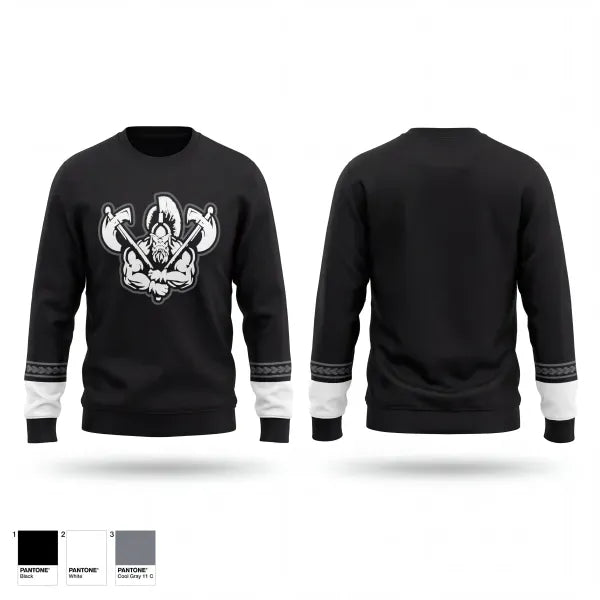 Crew Neck Sweatshirt, Barbarians Hawaii, Rugby, Teamtime, Team time, sublimation, custom sports apparel, team uniforms, spirit wear, spiritwear, sports uniforms, custom shirts, team store, custom team store, fundraiser sports, apparel fundraiser