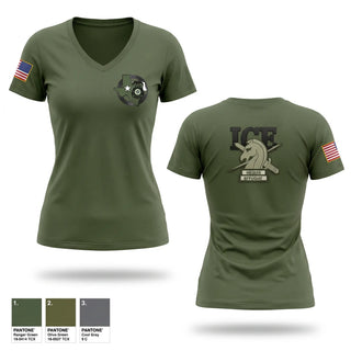 Womens Short Sleeve Vneck Shirt, Fugitive operations, Police, Teamtime, Team time, sublimation, custom sports apparel, team uniforms, spirit wear, spiritwear, sports uniforms, custom shirts, team store, custom team store, fundraiser sports, apparel fundraiser