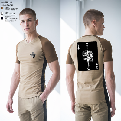2-12IN 13143559 Short Sleeve V-neck Shirt - 1