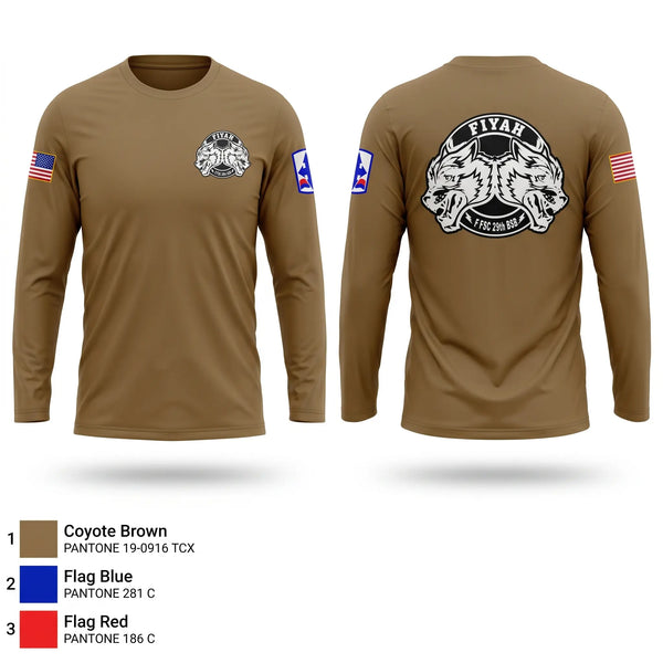 Long Sleeve Performance Shirt, Fox fsc, National Guard, Teamtime, Team time, sublimation, custom sports apparel, team uniforms, spirit wear, spiritwear, sports uniforms, custom shirts, team store, custom team store, fundraiser sports, apparel fundraiser